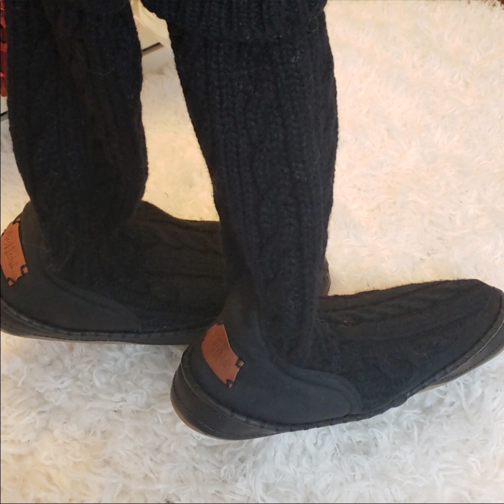 Mad Love Indoor/Outdoor Woven Knee-High Boots - Picture 2 of 6